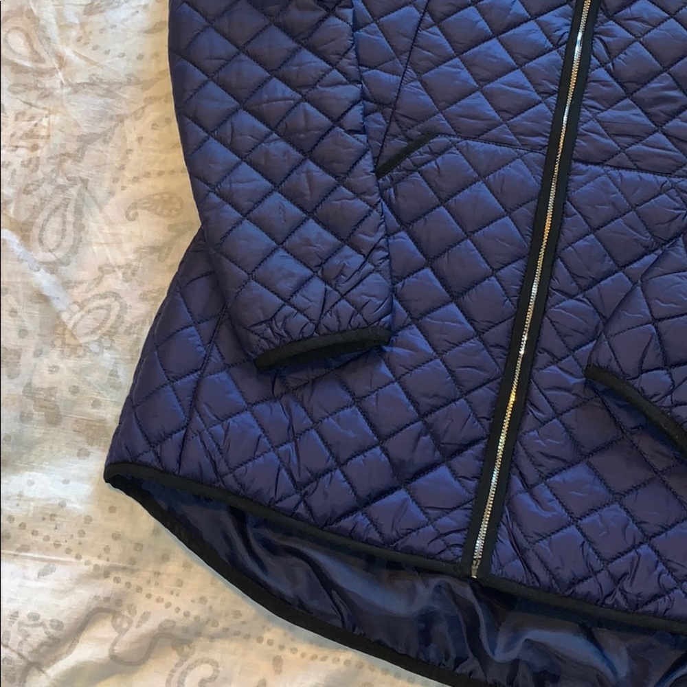 Michael Kors Quilted Puffer Jacket Purple S - Picture 2 of 11